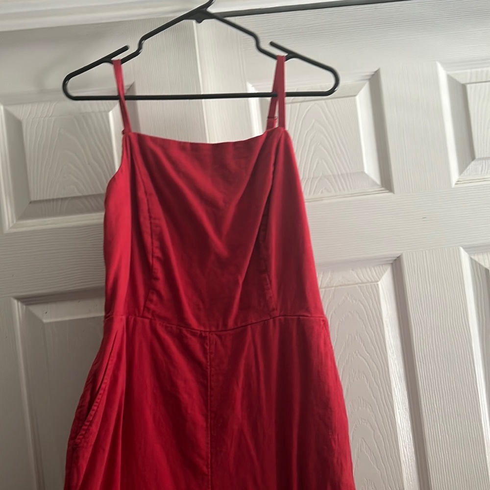 Red Old Navy Jumpsuit w/ pockets